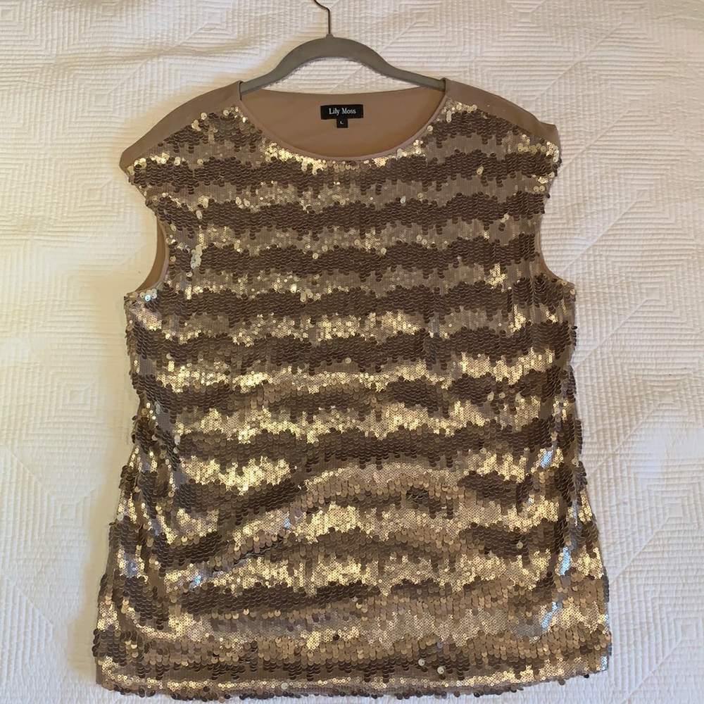 Lily Moss Sequence Top
